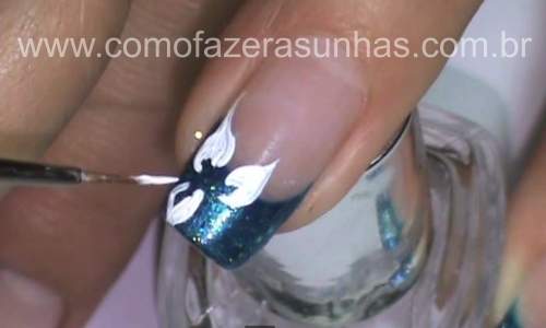 unhas decoradas francesinha 46
