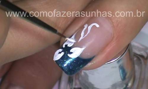 unhas decoradas francesinha 51