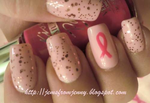 Outubro Rosa - inspiração para unhas decoradas