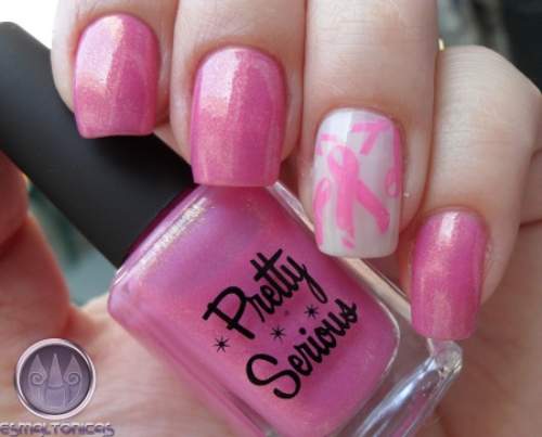 Outubro Rosa - inspiração para unhas decoradas