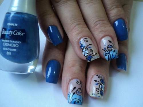 Modelos de unhas decoradas 74