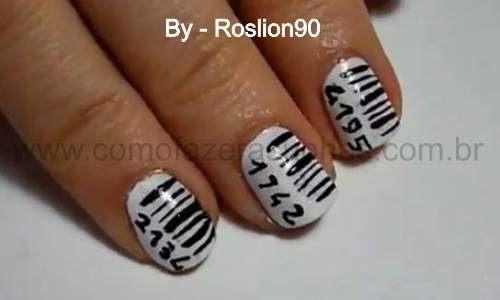 Unhas com código de barra - passo a passo - 03