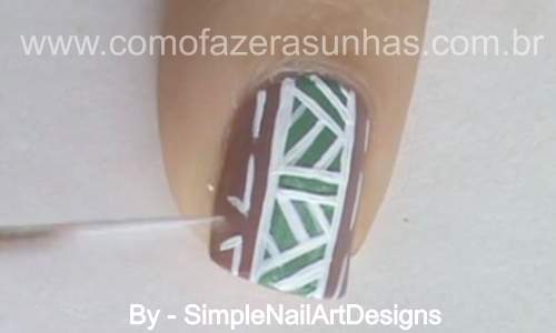 Unhas tribal – Passo a passo - 24
