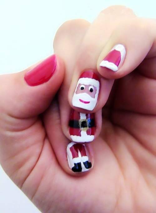 Unhas Decoradas Para o Natal - Fotos e Modelos - 32