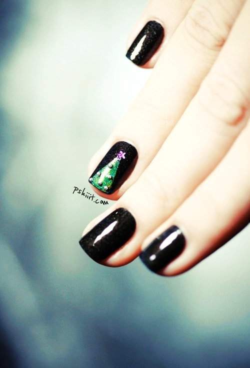 Unhas  Para o Natal - Fotos e Modelos - 33