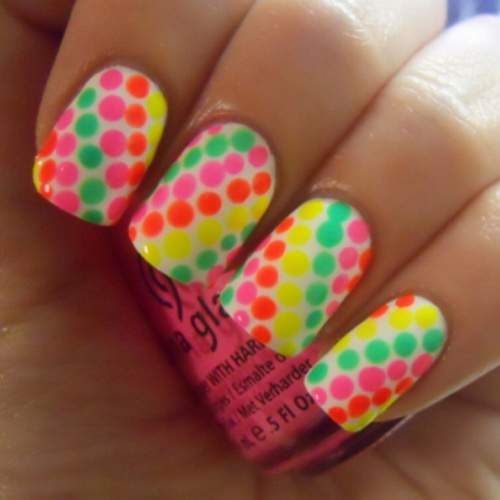 Unhas decoradas Coloridas - 06