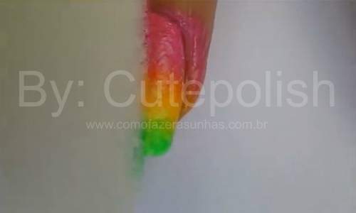 Unhas Coloridas Animal Print - Passo a Passo - 09