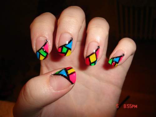 Unhas decoradas Coloridas - 10