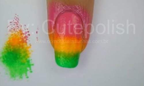 Unhas Coloridas Animal Print - Passo a Passo - 10