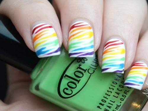 Unhas decoradas Coloridas - 11
