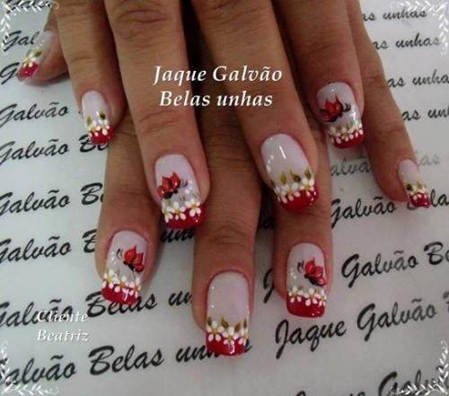 unhas decoradas borboleta - 20