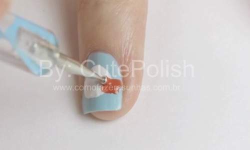 Unhas Decoradas com Flappy Bird – Passo a Passo - 07