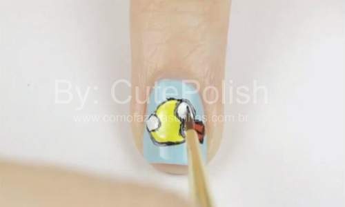 Unhas Decoradas com Flappy Bird – Passo a Passo - 15