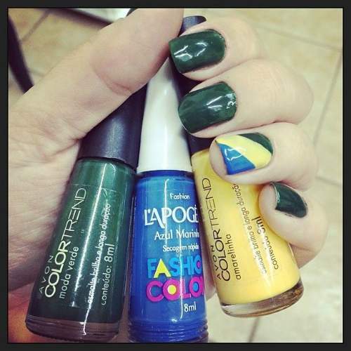 Unhas Copa do mundo 2014 br6