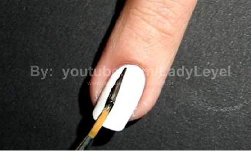 Unhas Pied de poule inverno 2014 – Passo a Passo 2