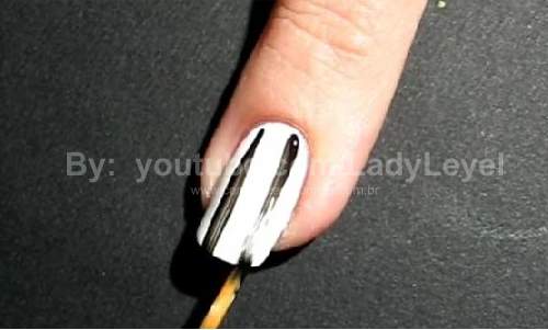 Unhas Pied de poule inverno 2014 – Passo a Passo 3