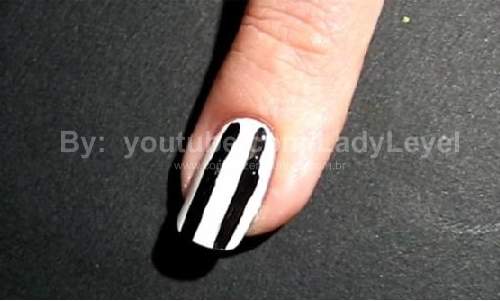 Unhas Pied de poule inverno 2014 – Passo a Passo 4