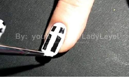 Unhas Pied de poule inverno 2014 – Passo a Passo 8