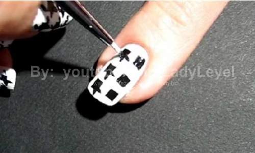 Unhas Pied de poule inverno 2014 – Passo a Passo 18