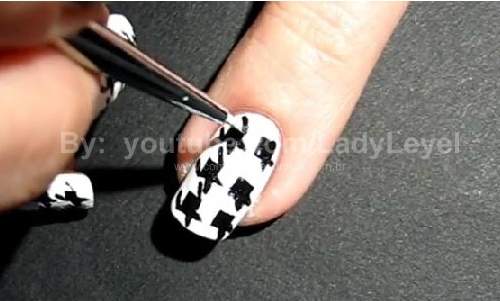 Unhas Pied de poule inverno 2014 – Passo a Passo 21