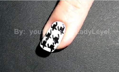 Unhas Pied de poule inverno 2014 – Passo a Passo 22