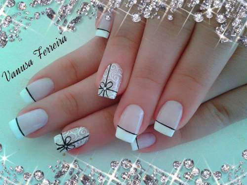 Modelos de unhas decoradas 2014 - Fotos, Tendências e Passo a passo 08