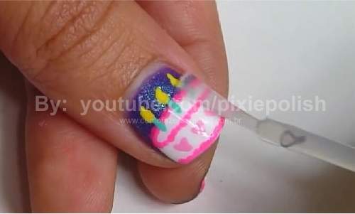 Unhas de Aniversário - Passo a Passo 16