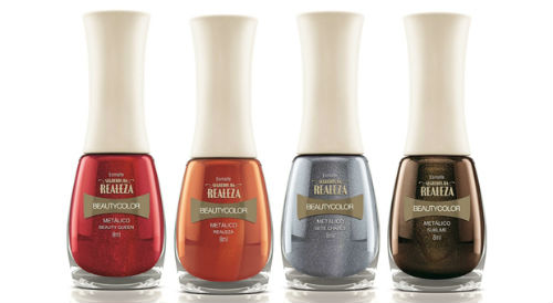 Esmaltes Beauty Color: Coleção Segredos da Realeza metálicos