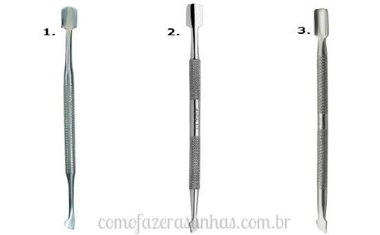 Como fazer as unhas em casa?  - empurrador cuticulas