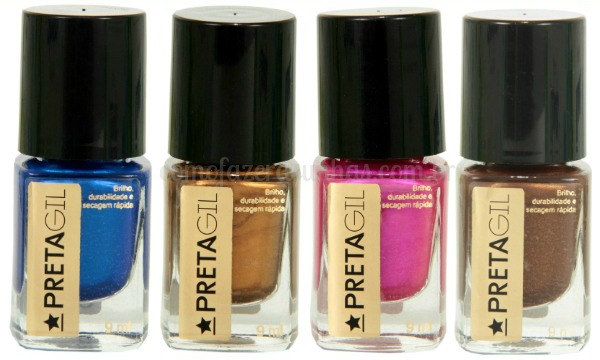 Esmaltes: Coleção esmaltes Preta Gil - metalizado