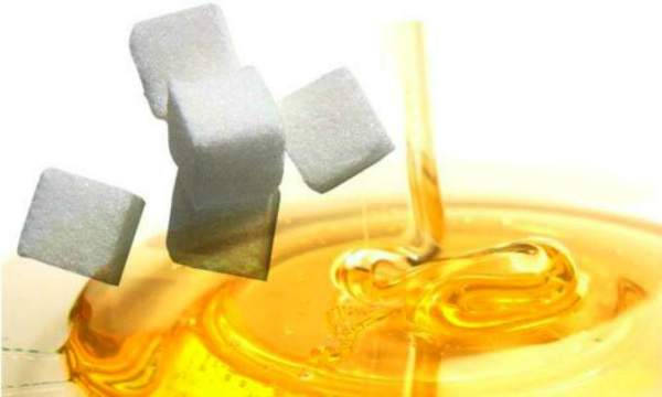 Como fazer um creme esfoliante para os pés - açucar e mel - Copia