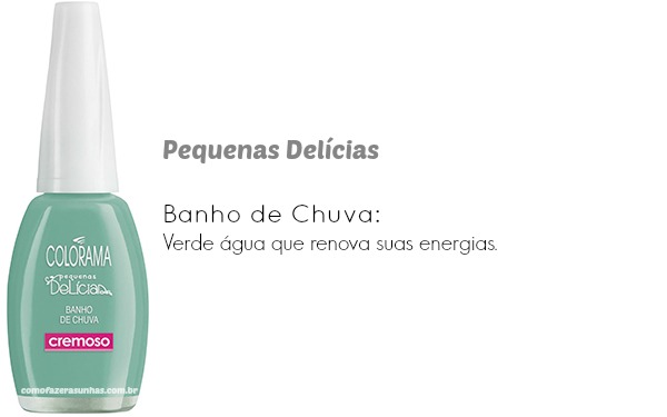 pequenas delícias colorama - banho de chuva