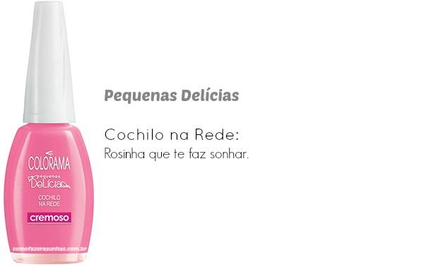 pequenas delícias colorama - cochilo na rede