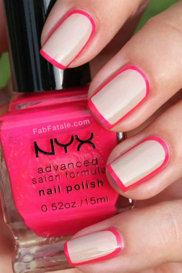 Border Nails: Unhas contornadas 05