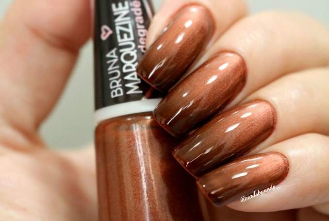 Esmalte Ludurana Degradê by Bruna Marquezine - Marrom Black