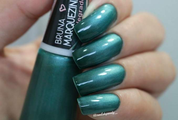 Esmalte Ludurana Degradê by Bruna Marquezine - Turquesa Black