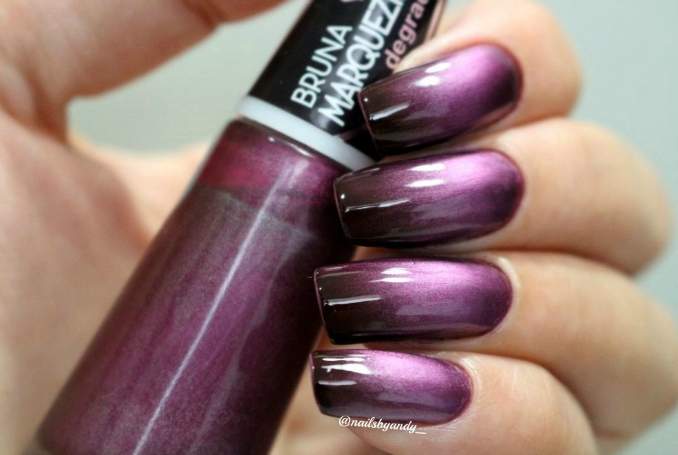 Esmalte Ludurana Degradê by Bruna Marquezine - Violeta Black