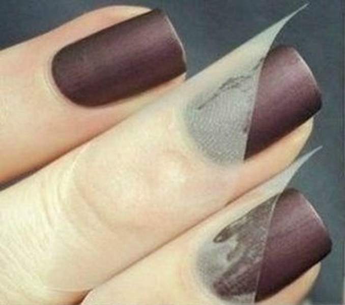 Como fazer unhas da Giovanna Antonelli - francesinha diagonal - passo a passo 01