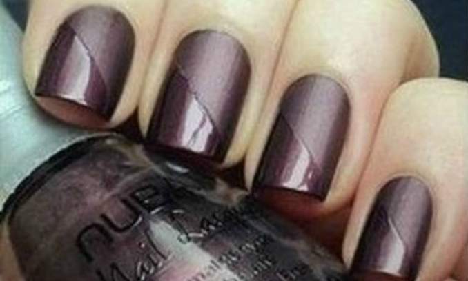 Como fazer unhas da Giovanna Antonelli - francesinha diagonal - passo a passo 03