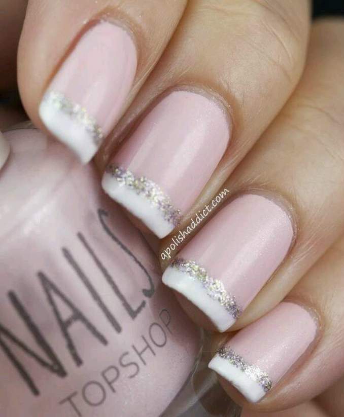 Unhas francesinha decoradas 13