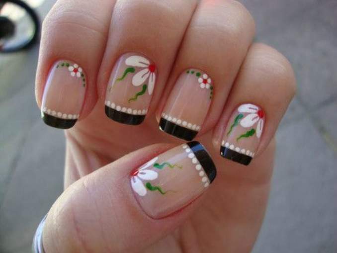 Unhas francesinha decoradas 21