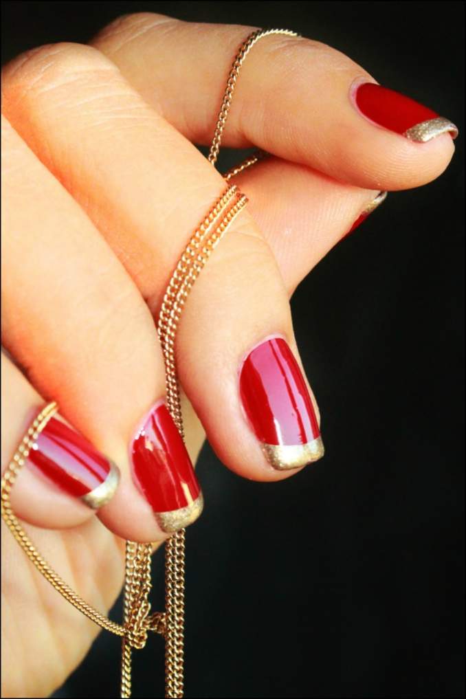 Unhas francesinha decoradas francesinha 24