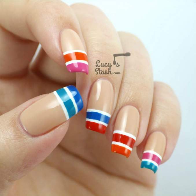 Unhas francesinha decoradas 27